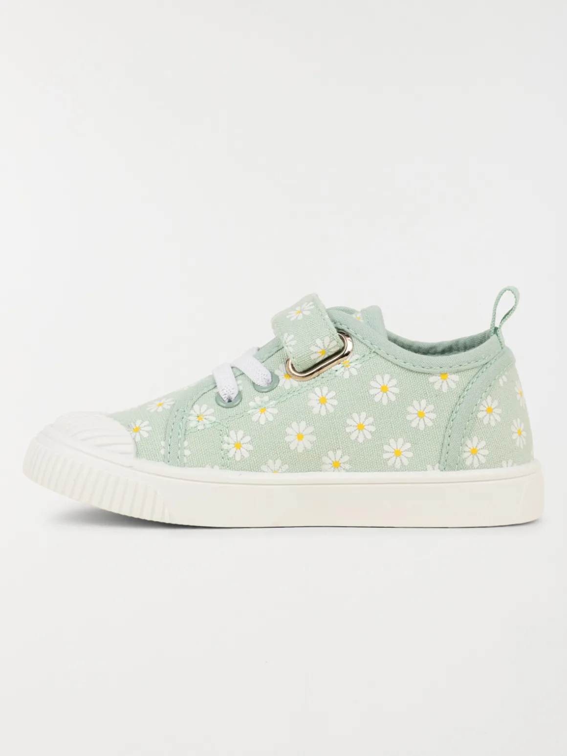 Tennis toile fleurie fille (24-30)