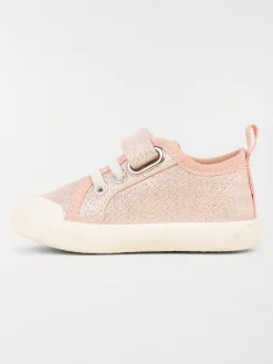 Tennis toile fraise fille (20-23)