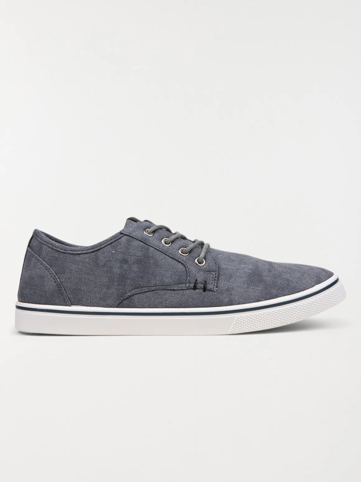 Tennis toile lacets bleues homme (40-45)