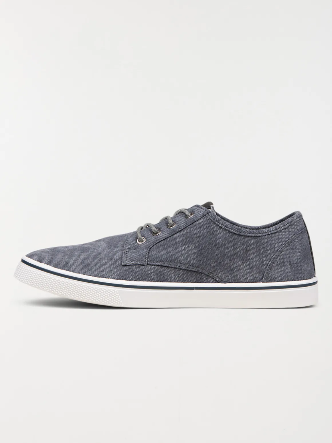 Tennis toile lacets bleues homme (40-45)