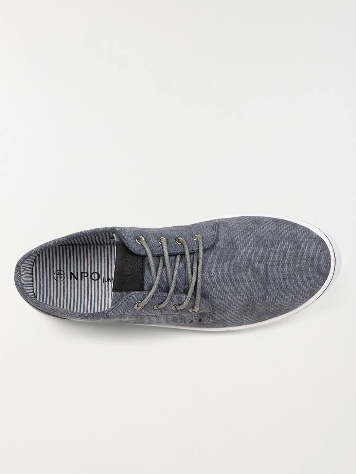 Tennis toile lacets bleues homme (40-45)