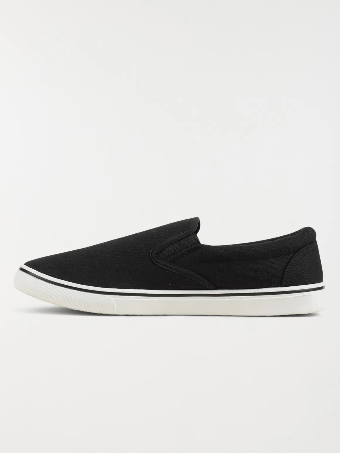 Tennis toile noir homme (40-46)
