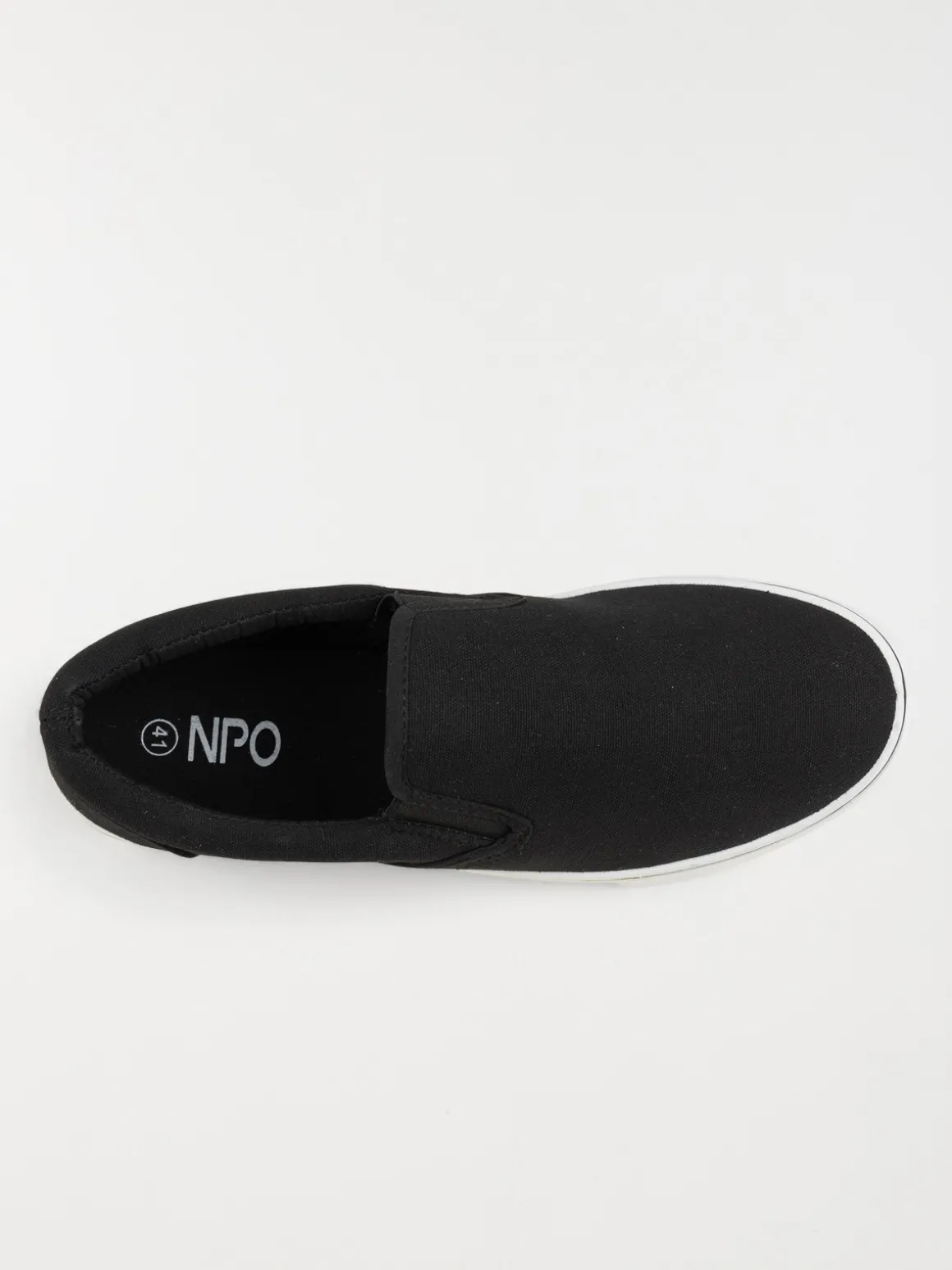 Tennis toile noir homme (40-46)