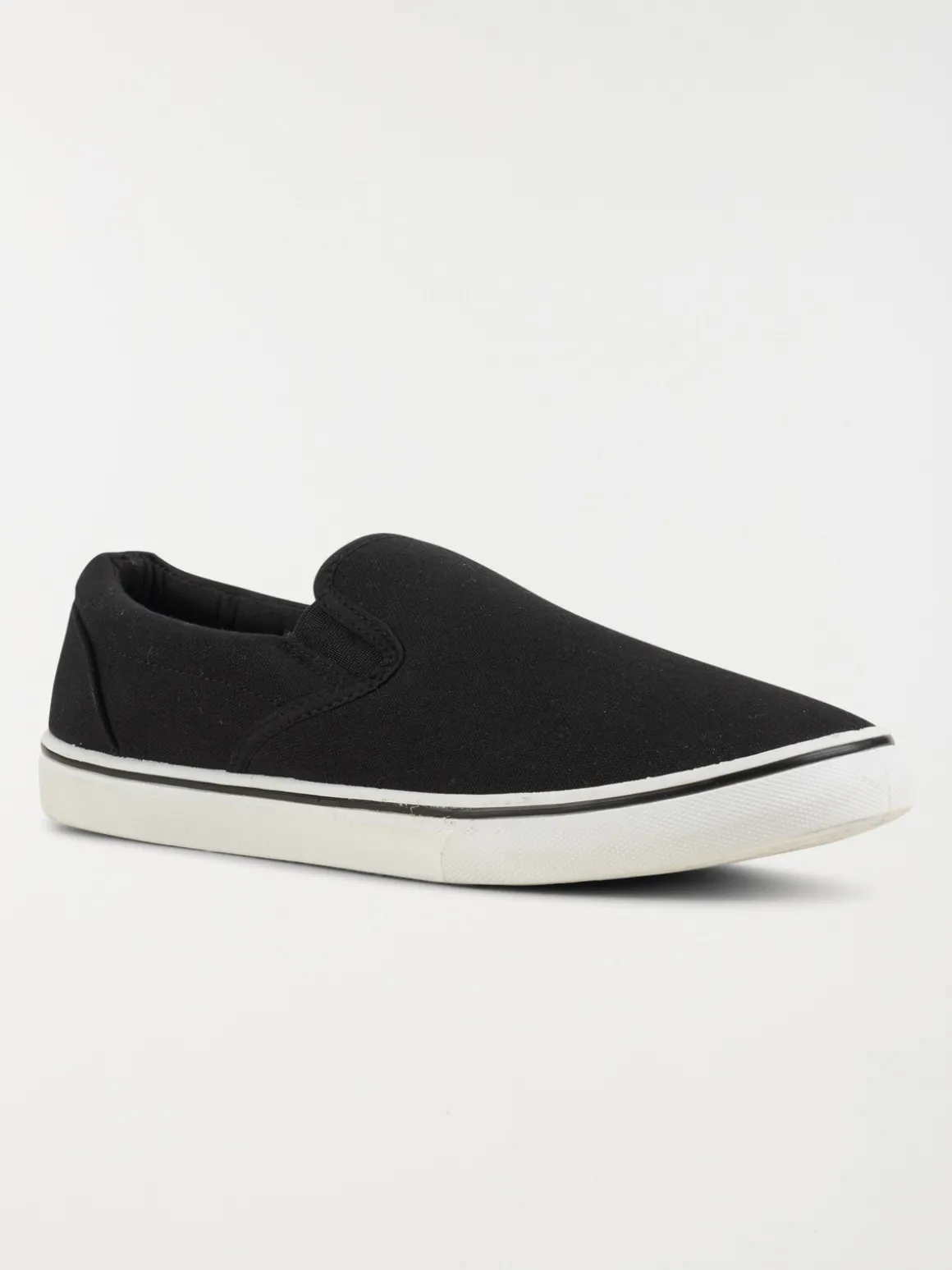 Tennis toile noir homme (40-46)