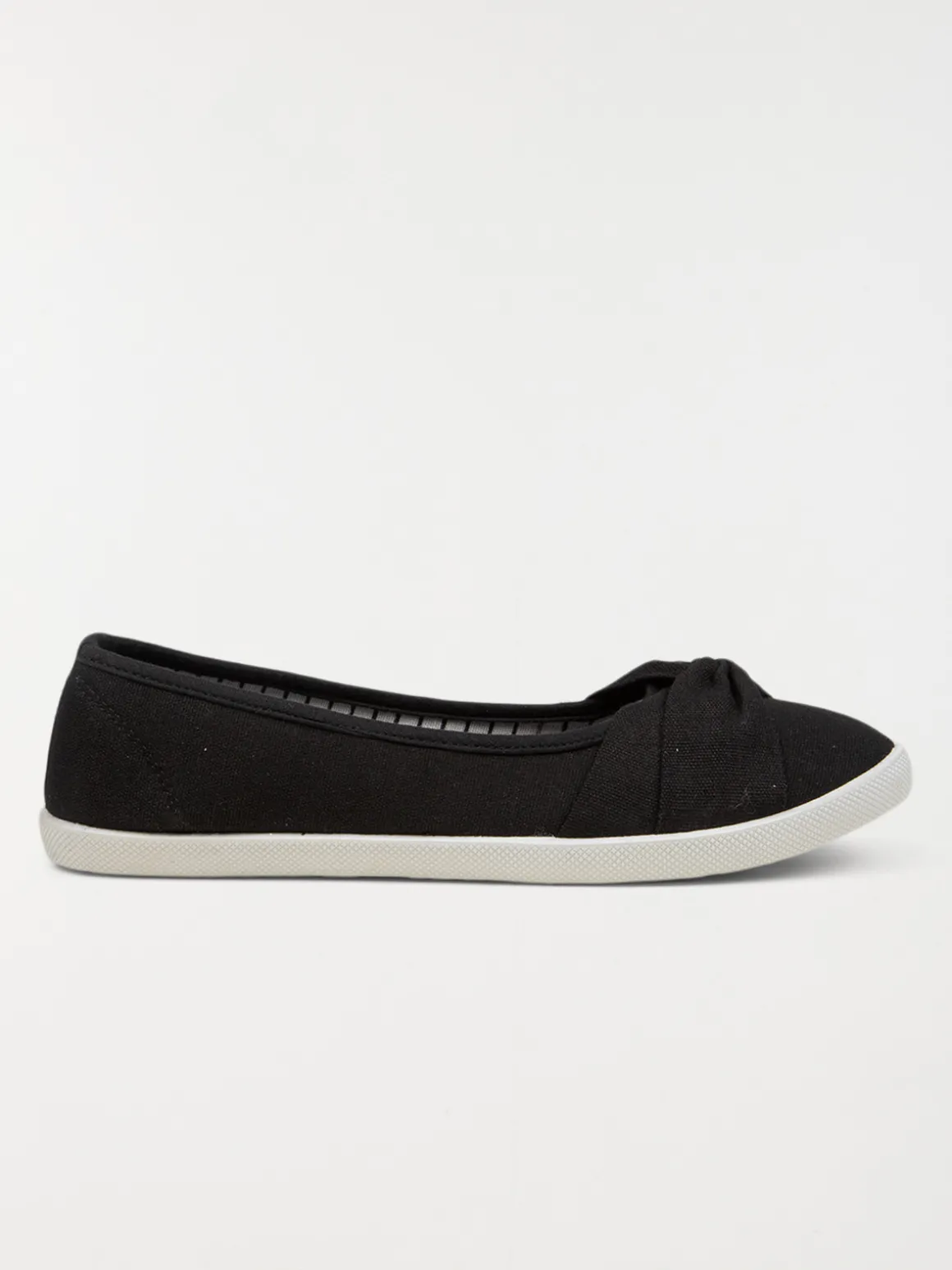Tennis toile noire femme (36-42)