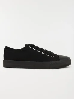 Tennis toile noire homme (40-45)