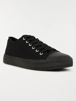 Tennis toile noire homme (40-45)