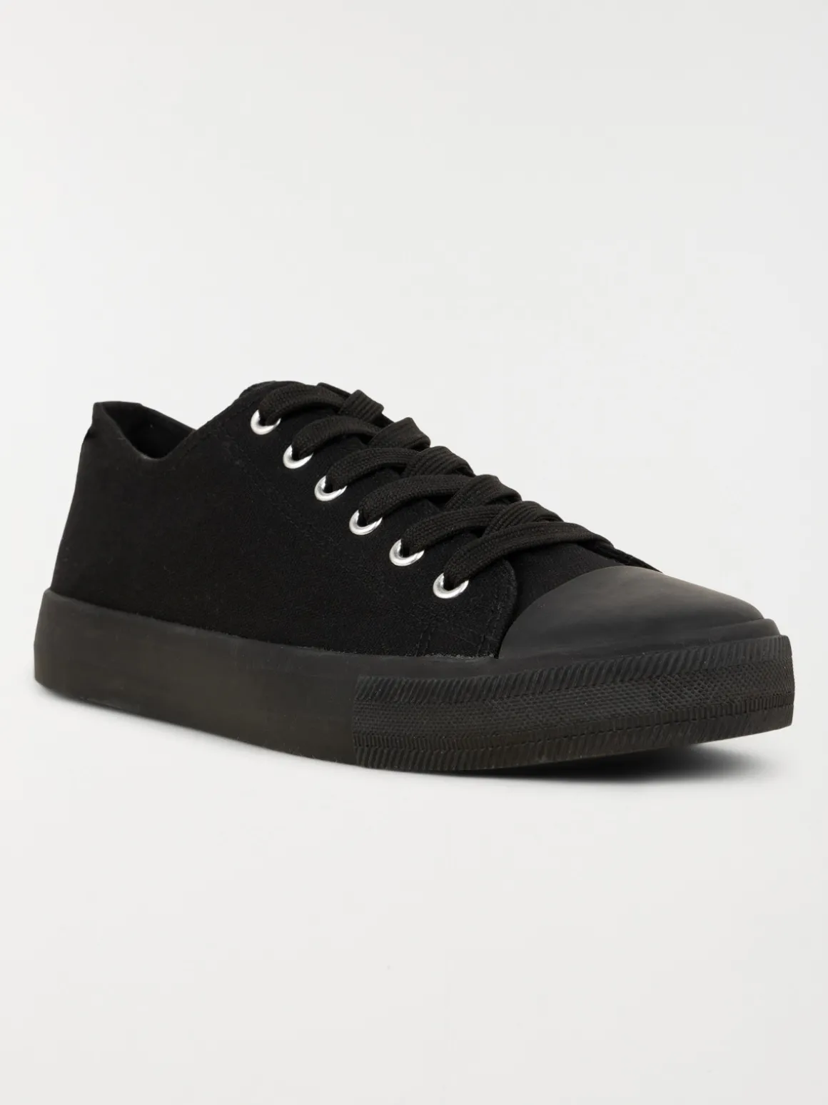 Tennis toile noire homme (40-45)
