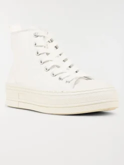 Tennis toile plateforme femme (36-41)