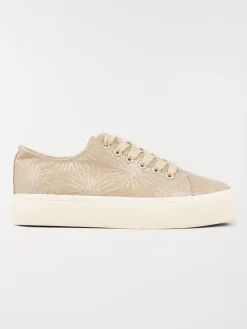 Tennis toile plateforme femme (36-41)