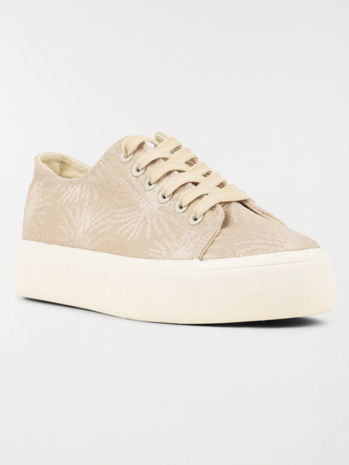 Tennis toile plateforme femme (36-41)