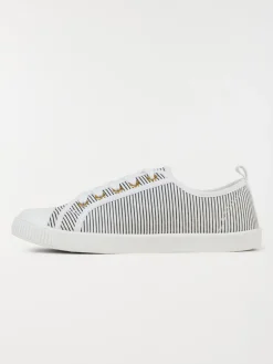 Tennis toile rayée femme (36-41)