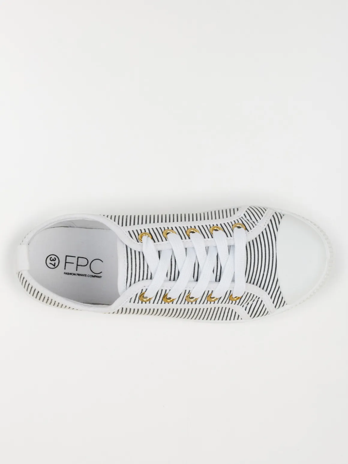 Tennis toile rayée femme (36-41)