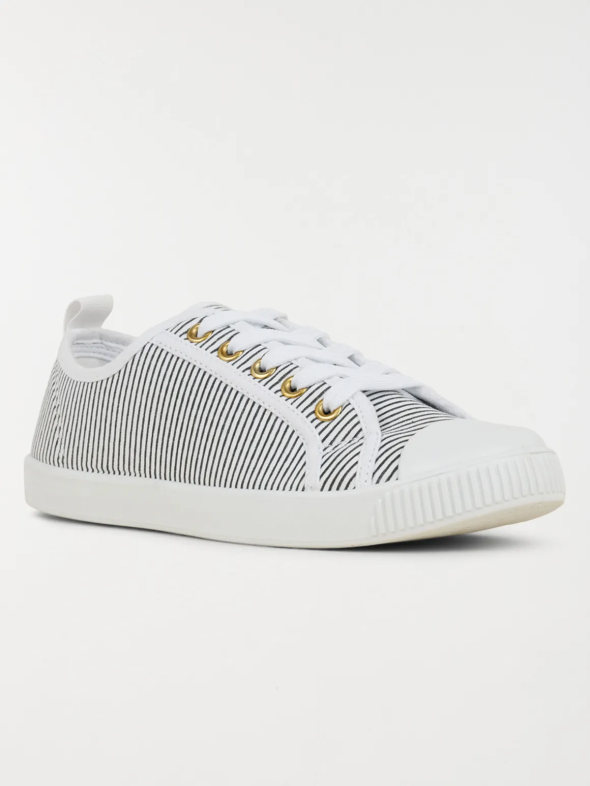 Tennis toile rayée femme (36-41)