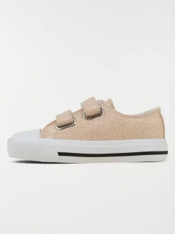 Tennis toile rose fille (24-30)