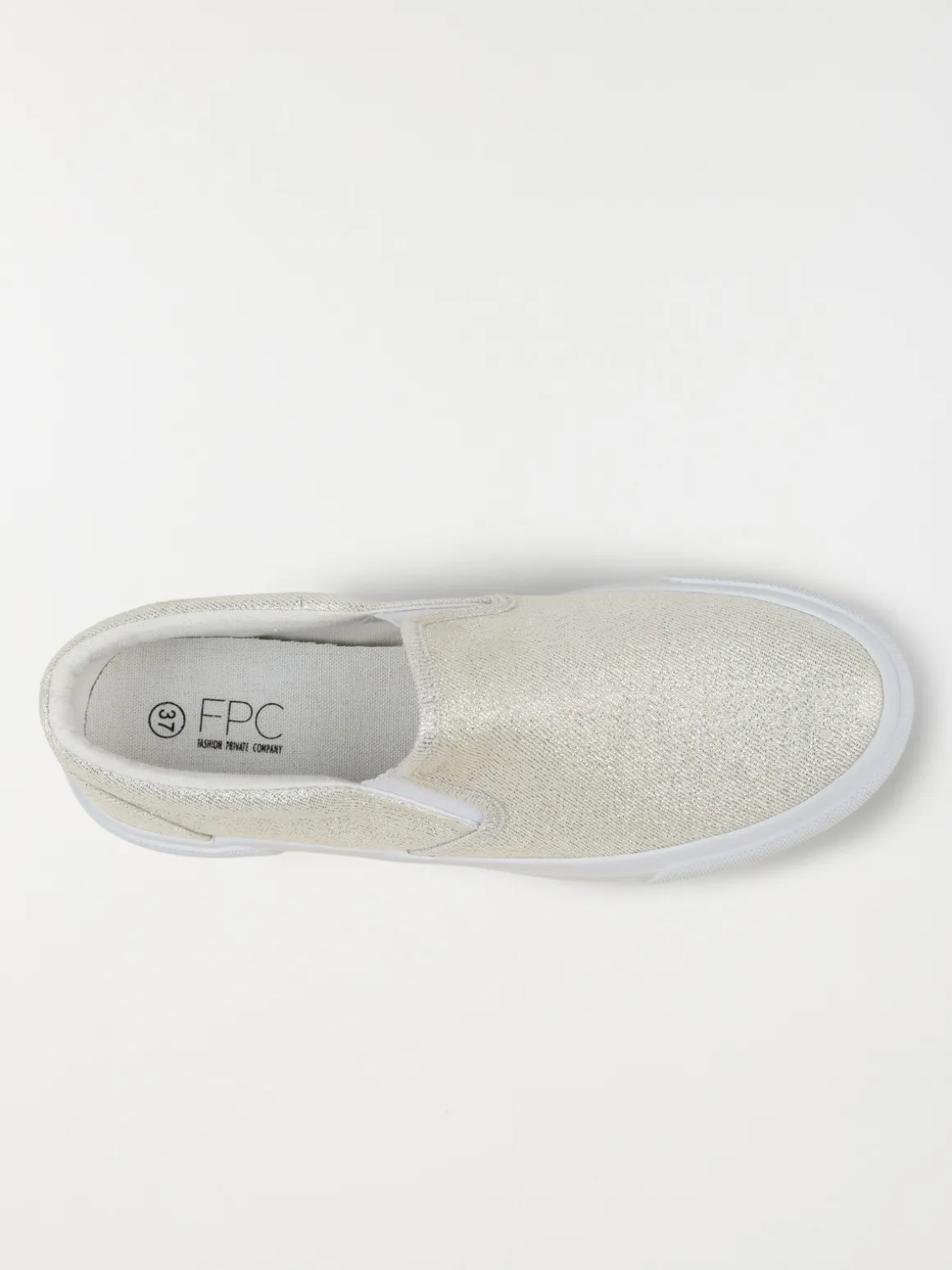 Tennis toile slip on femme (36-41)