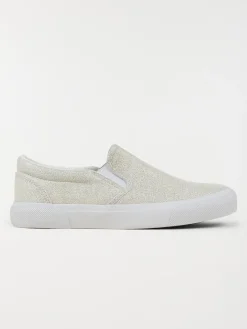 Tennis toile slip on femme (36-41)