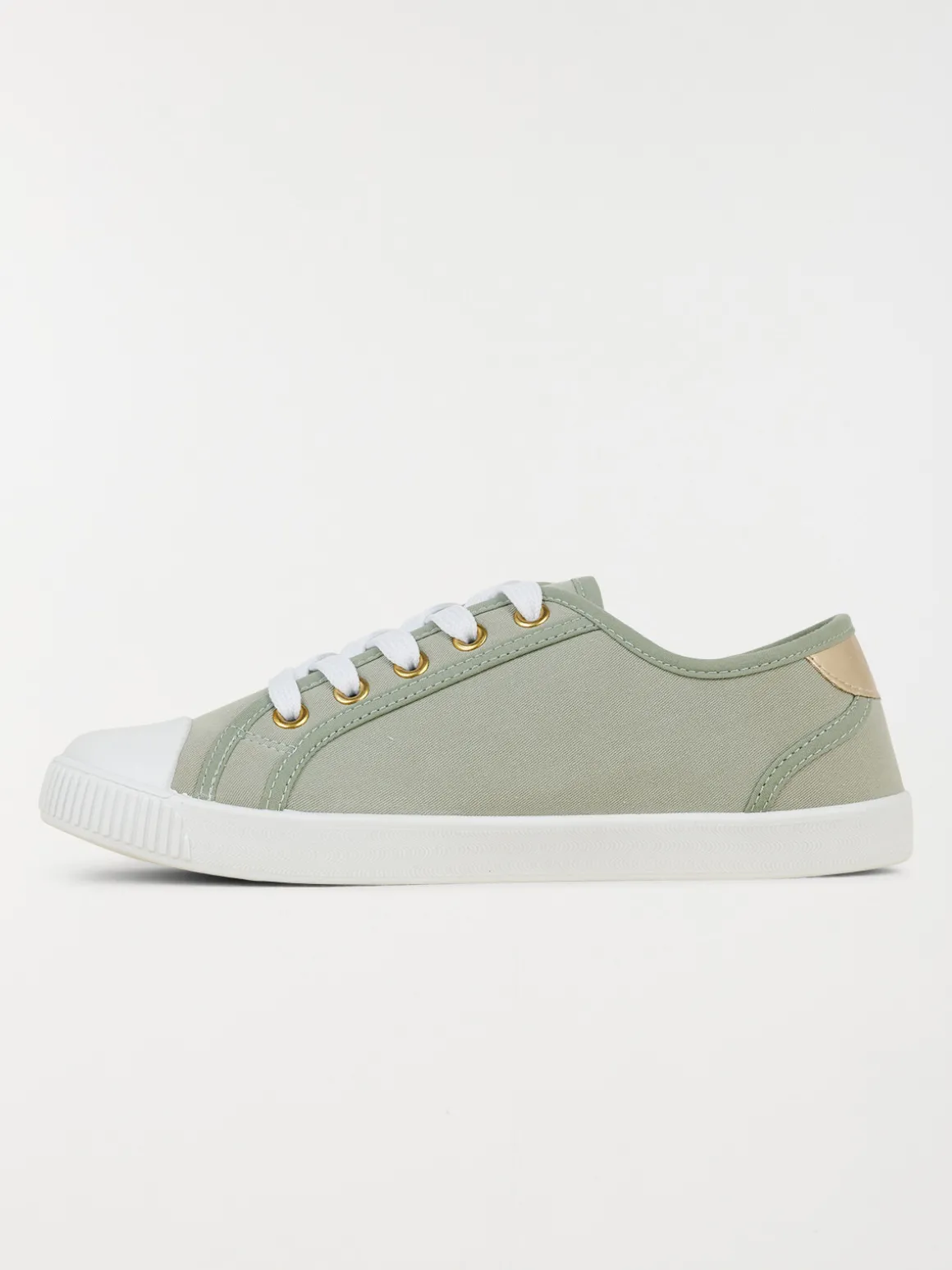 Tennis toile verte femme (36-41)
