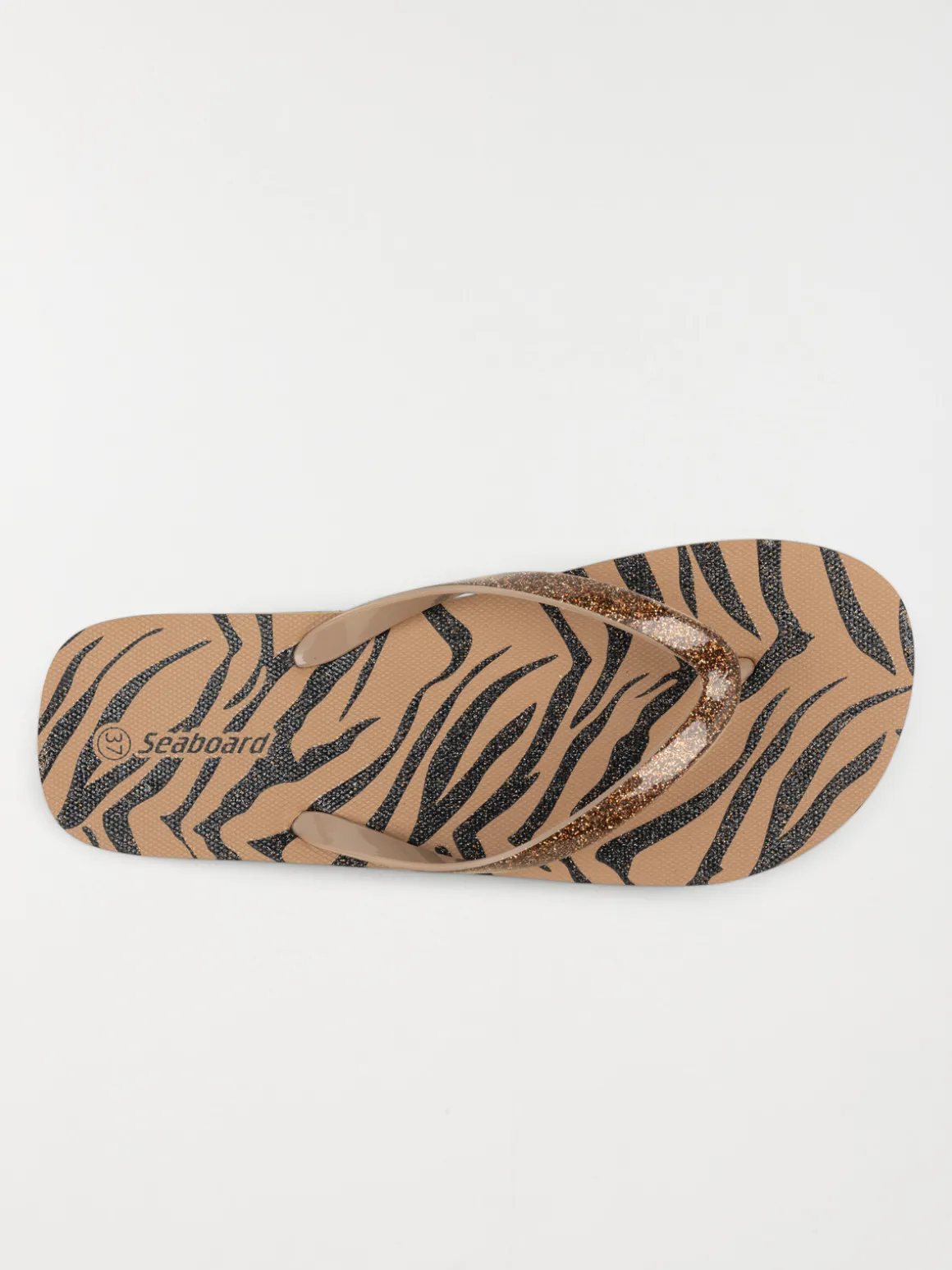 Tong coloris marron femme (36-41)