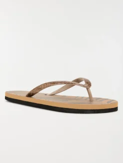 Tong coloris marron femme (36-41)