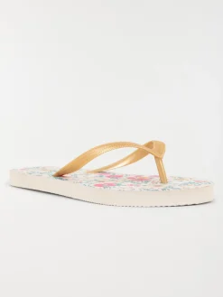 Tong imprimé fleuri femme (36-41)