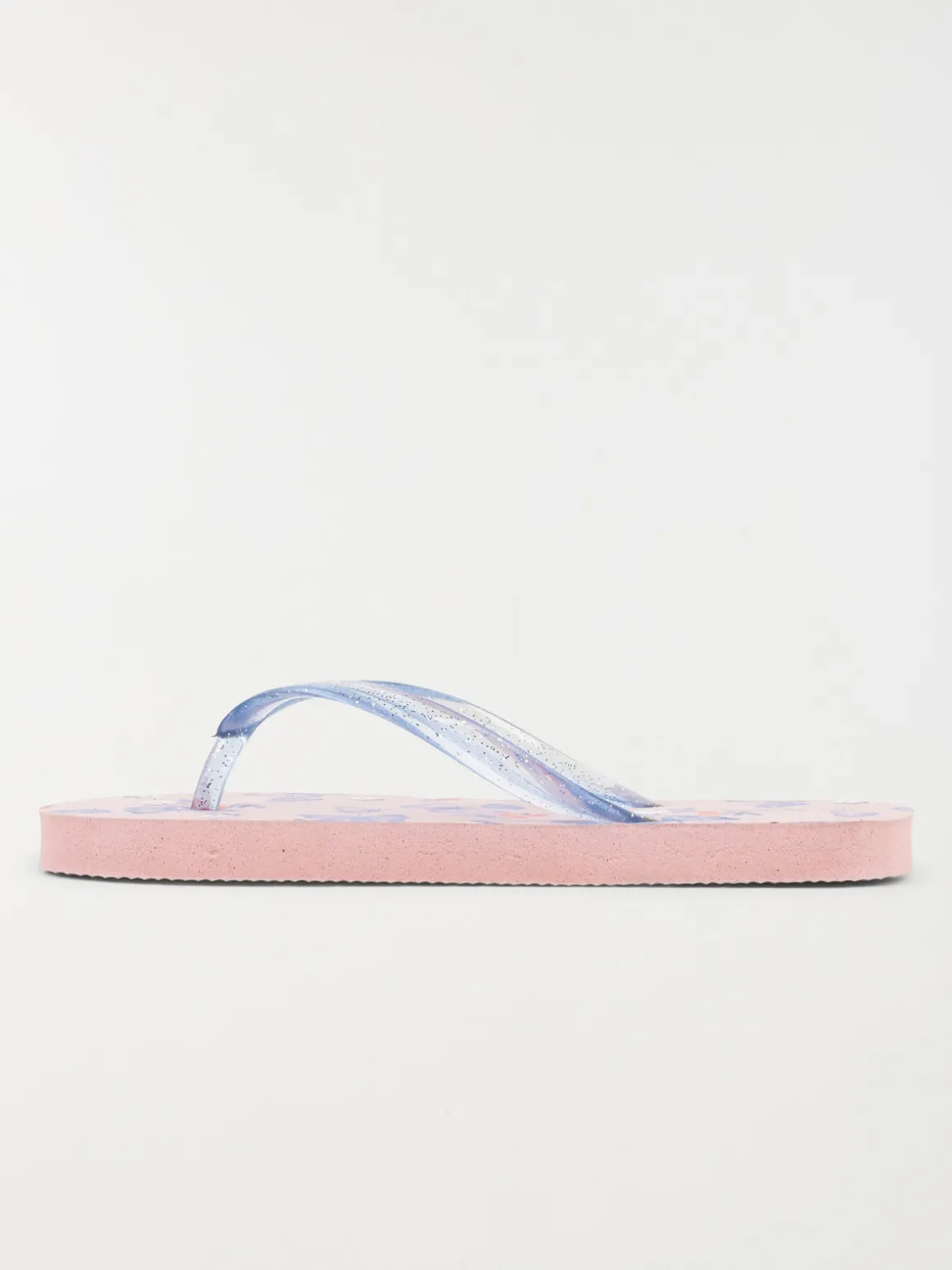 Tong motif papillon rose (31-35)