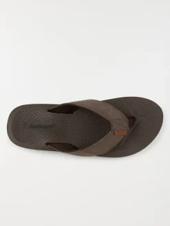 Tongs couleur marron homme (41-46)