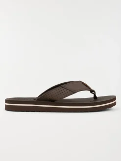 Tongs couleur marron homme (41-46)