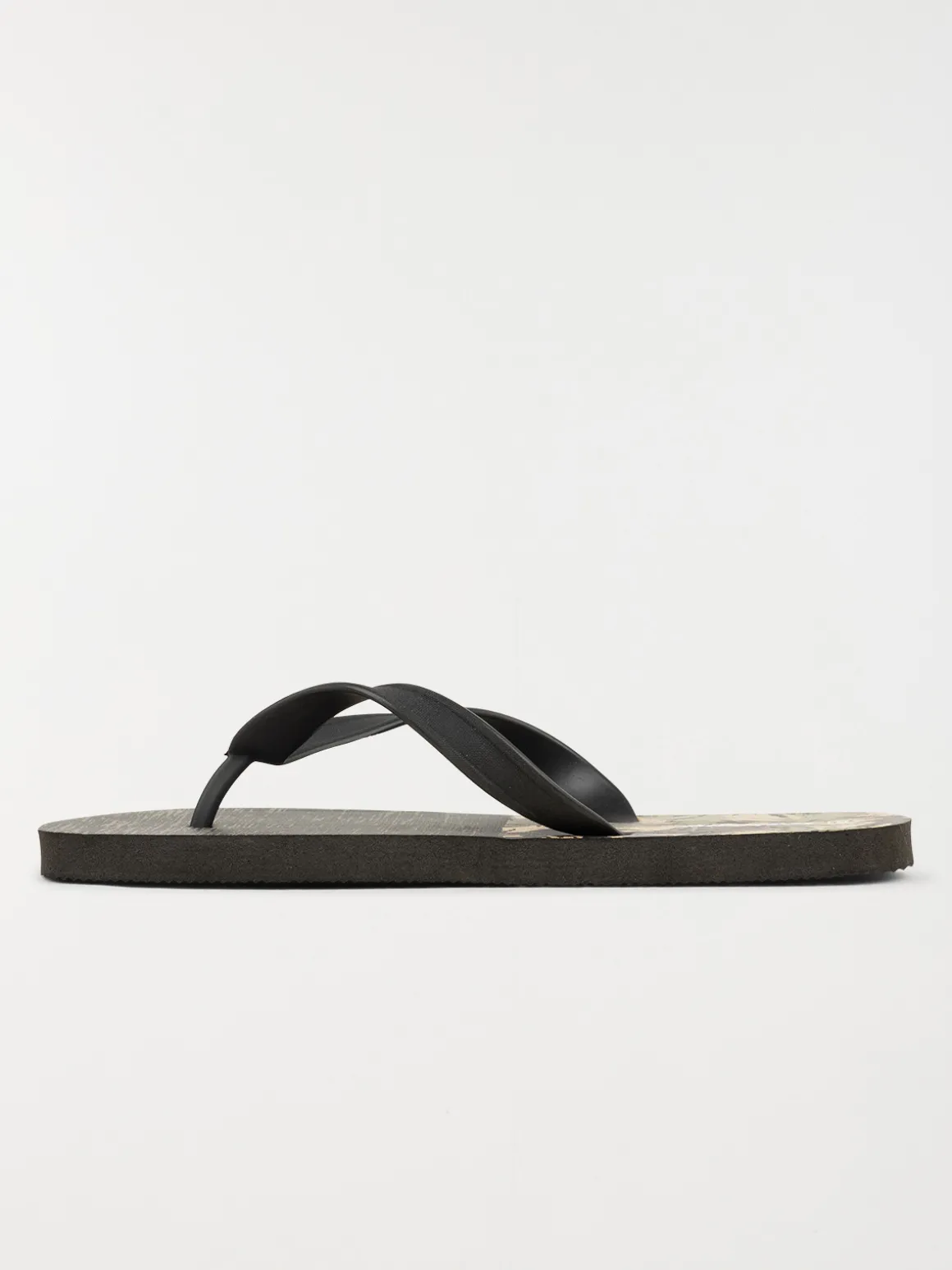 Tongs vertes imprimées homme (40-45)