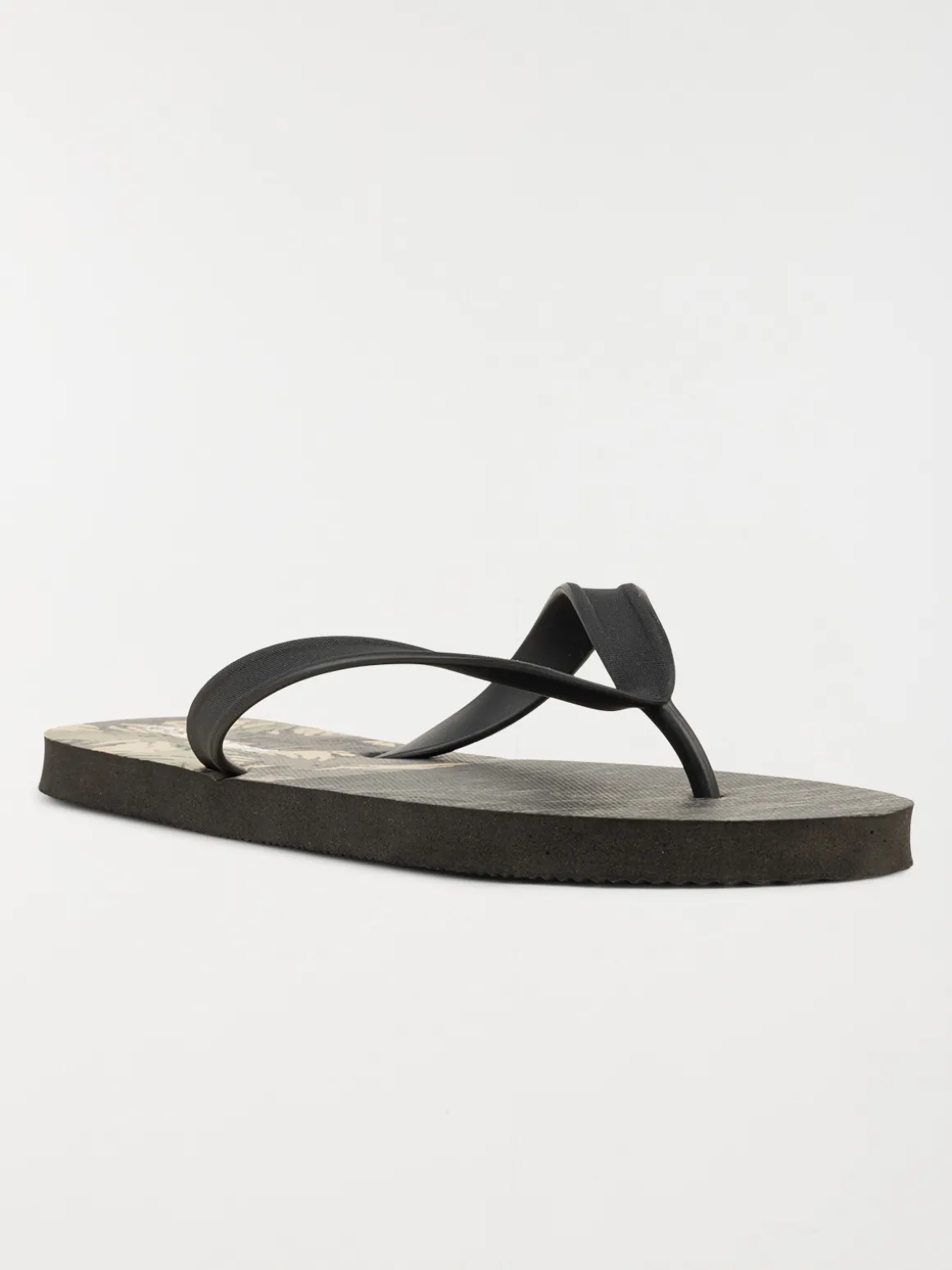 Tongs vertes imprimées homme (40-45)