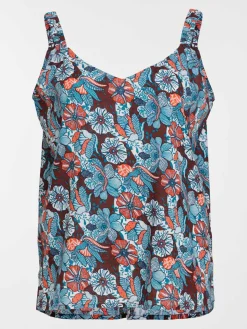 Top fleuri grande taille femme