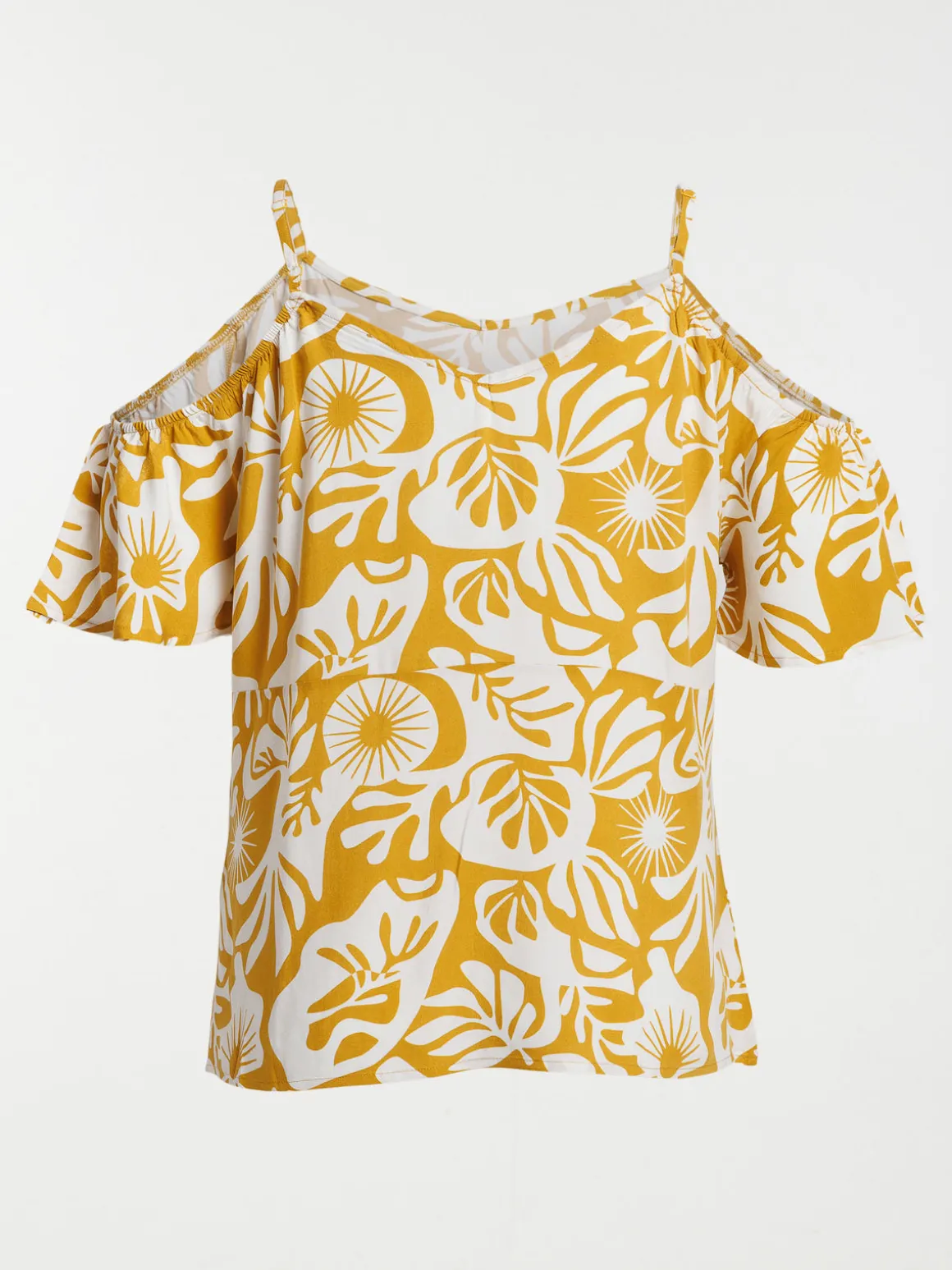 Top imprimé grande taille femme