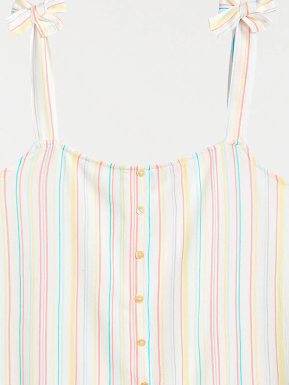 Top rayé à bretelles femme