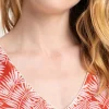 Top sans manches imprimé femme
