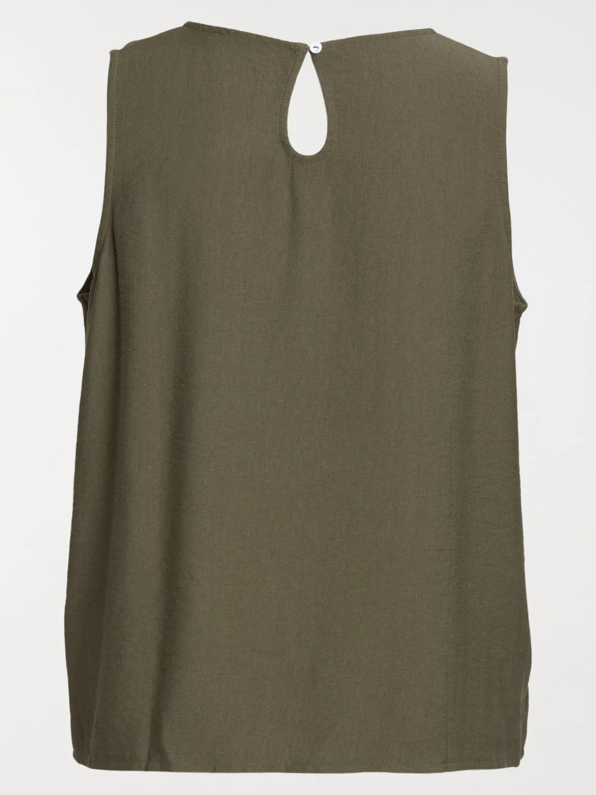 Top vert sombre grande taille femme