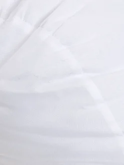 Traversin uni blanc 140 cm