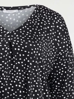 T-shirt à pois grande taille femme
