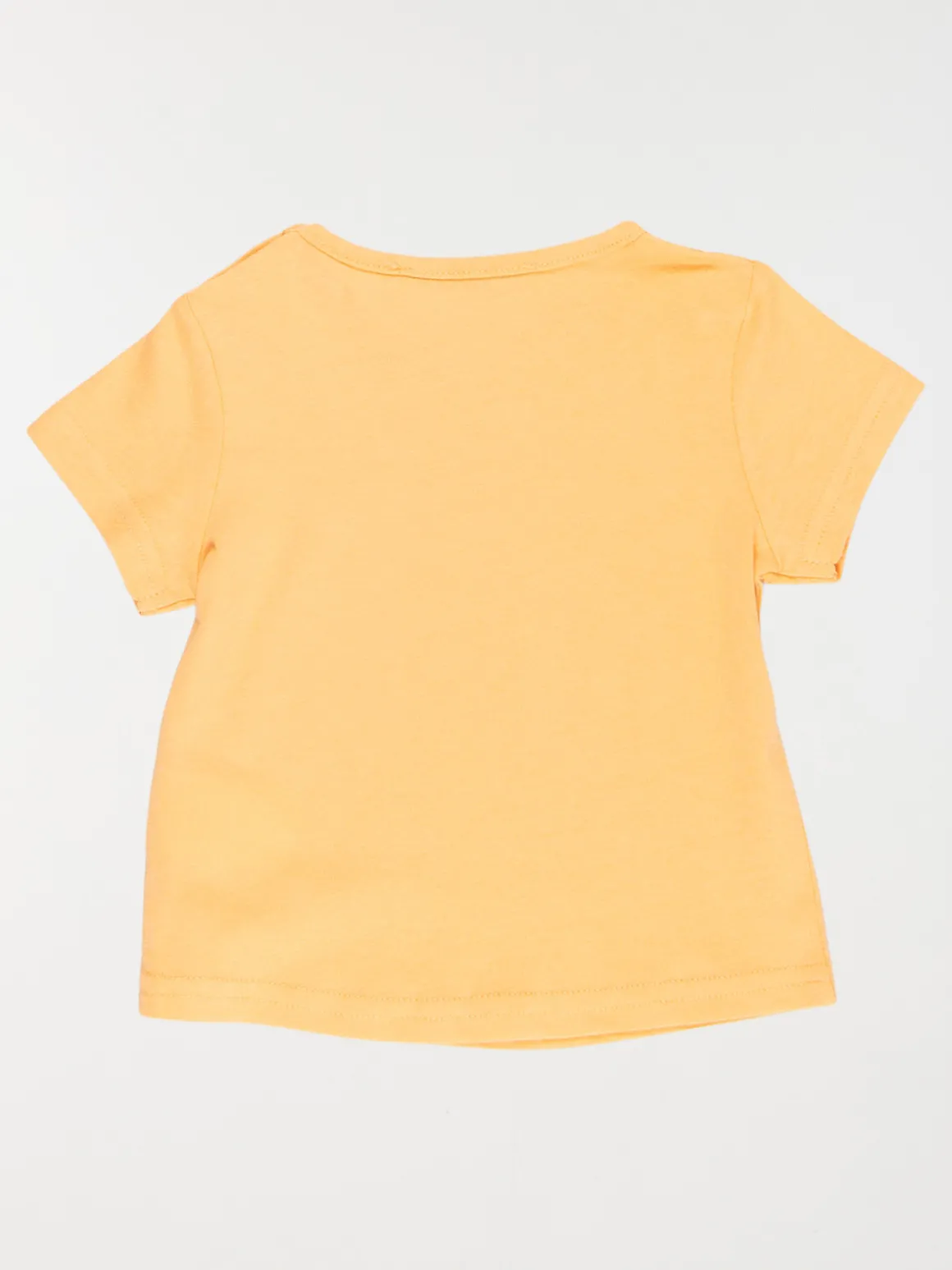 T-shirt abricot imprimé garçon (3-36M)