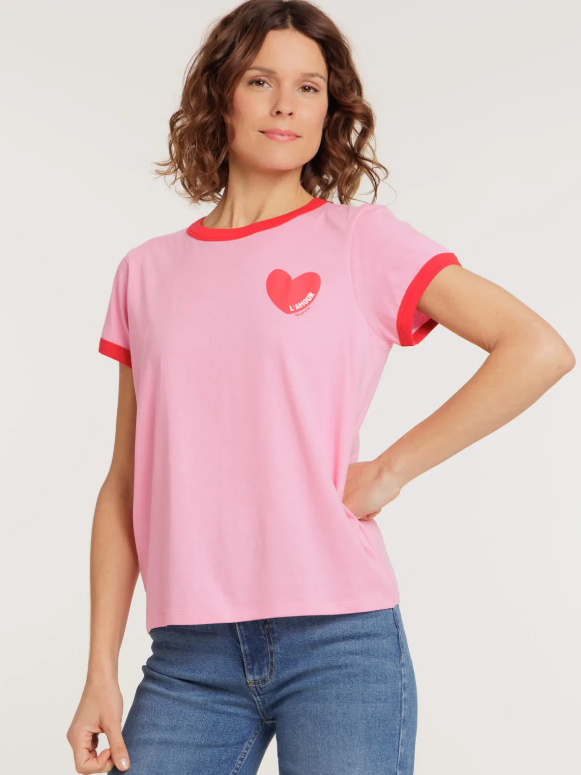 T-shirt amour Saint-Valentin femme