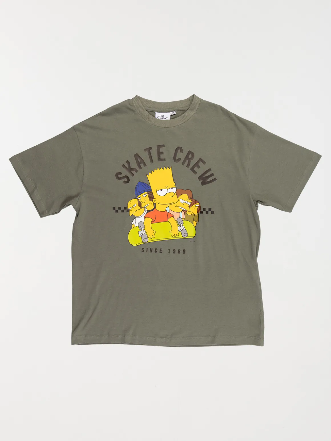 T-shirt Bart Simpson crew garçon (XXS-M)