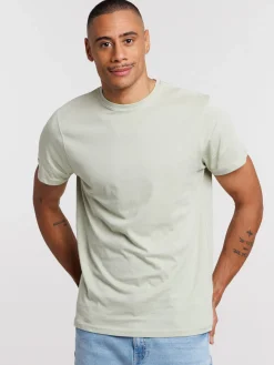 T-shirt basique col rond uni homme