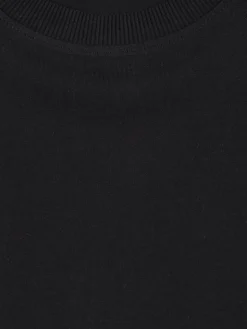 T-shirt basique noir fille (XXS-M)