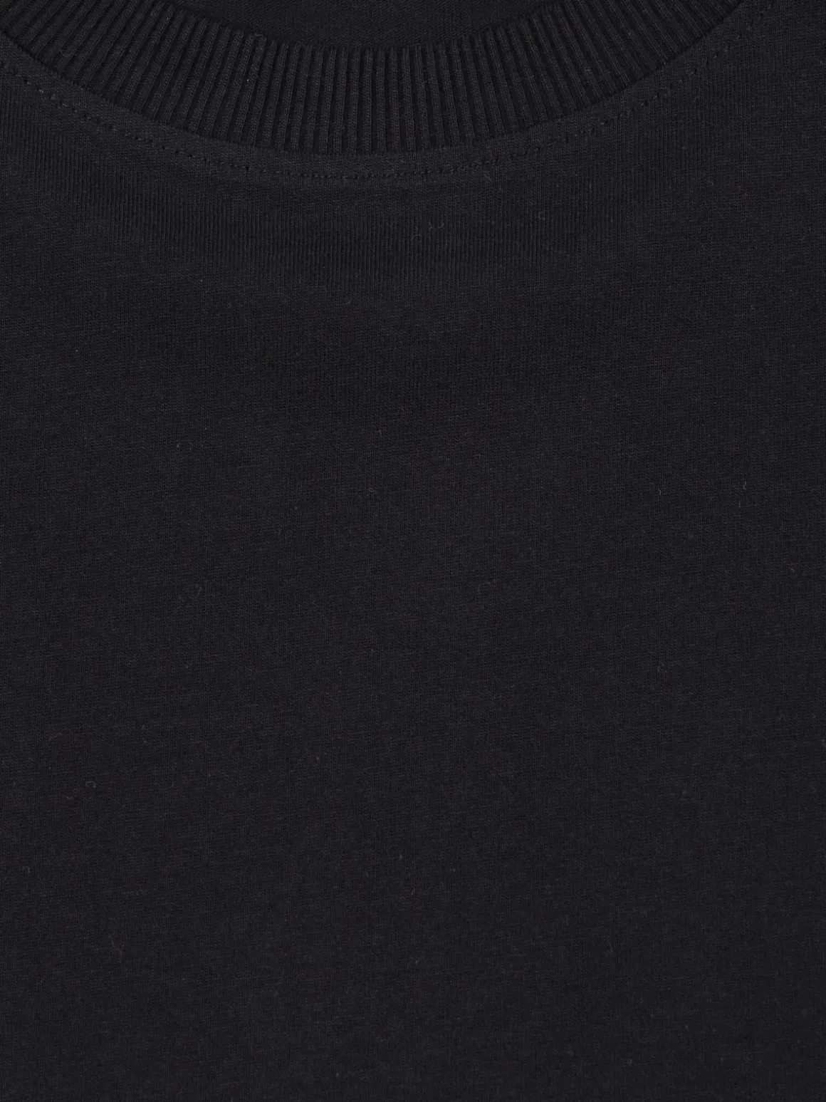 T-shirt basique noir fille (XXS-M)