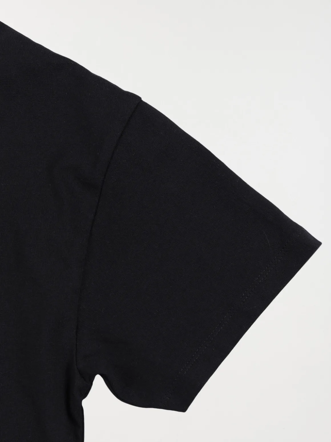 T-shirt basique noir fille (XXS-M)