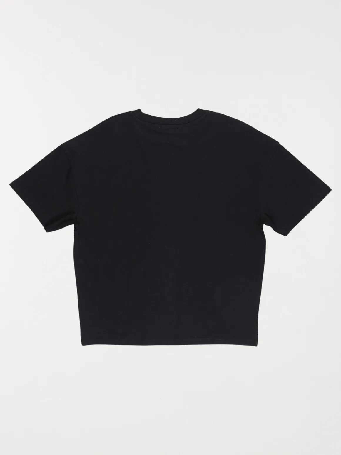T-shirt basique noir fille (XXS-M)
