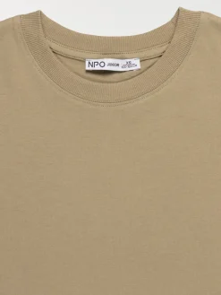 T-shirt basique sauge garçon (XXS-M)
