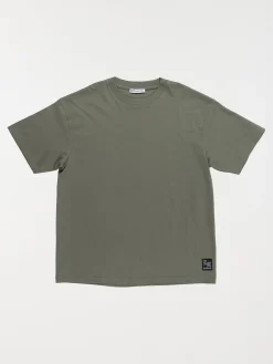 T-shirt basique vert army garçon (XXS-M)