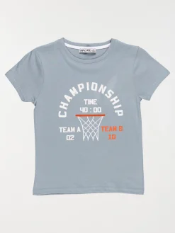 T-shirt basket ball garçon (3-8A)