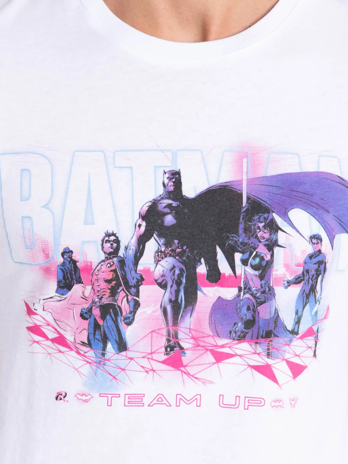 T-shirt Batman coloris blanc homme