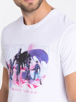T-shirt Batman coloris blanc homme